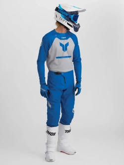 Bluza enduro Thor Ridemode Menace niebieska