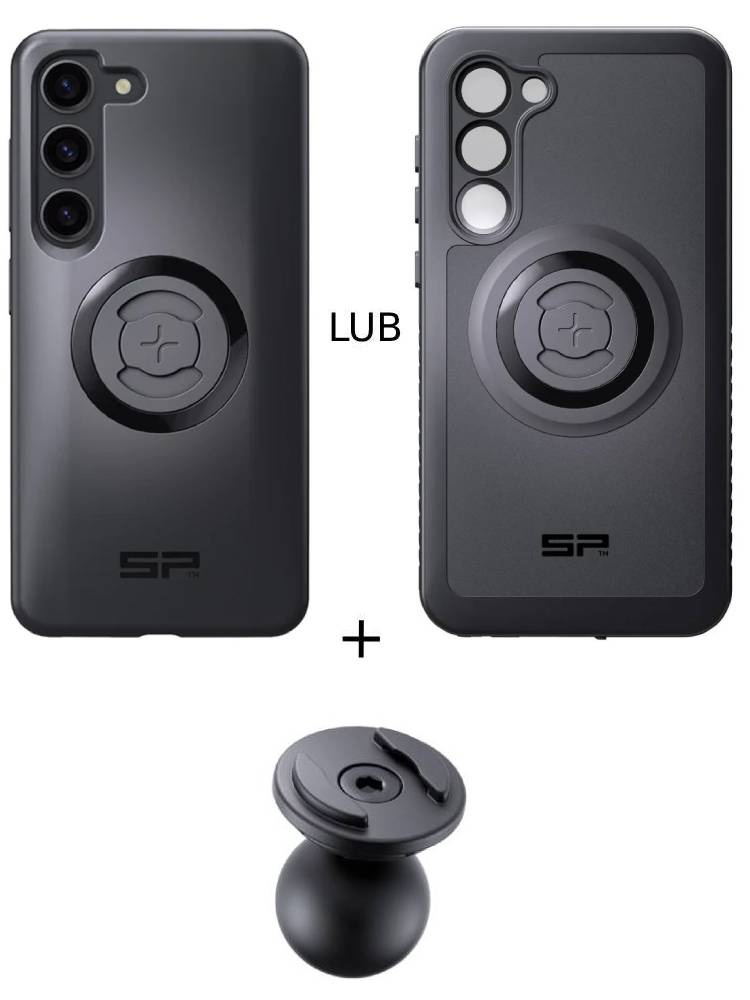 Zestaw: etui na telefon Samsung Galaxy S23 + uchwyt kulowy Pro SPC+ SP Connect