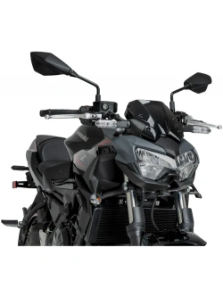 Spoilery boczne Puig D12 Kawasaki Z650 (20-) czarne