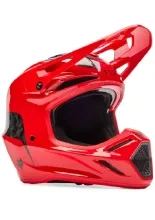 Kask enduro Fox V3 RS Fracture czarno-czerwony