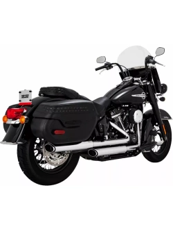 Tłumiki motocyklowe Vance & Hines 3" Twin Slash Harley Davidson FLDE 1750 (18-20)/ FLHC 1750 (18-22)/ FLHCS 1750 (18-24) chromowane