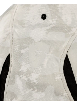 Kurtka motocyklowa damska tekstylna REV’IT! Flare 3 H2O szaro-biała