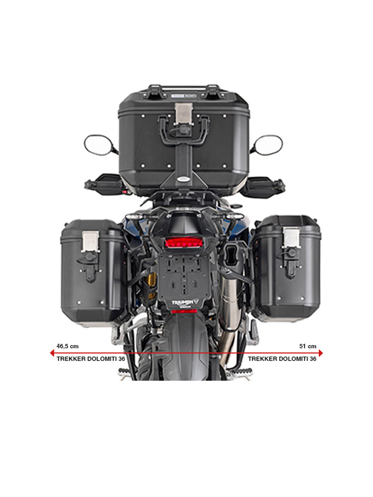 Stelaż kufrów bocznych Monokey GIVI PL One-Fit Triumph Tiger 1200 GT/ GT Pro (22-)