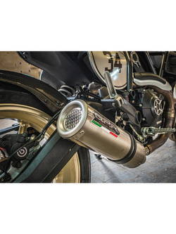 Tłumik G.P.R M3 Titanium Natural [Slip-On, Titanium] - Ducati Scrambler 800 [15-16]