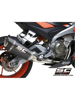 Pełny układ wydechowy SC-Project SC1-R Aprilia Tuono 660 (21-) włókno węglowe