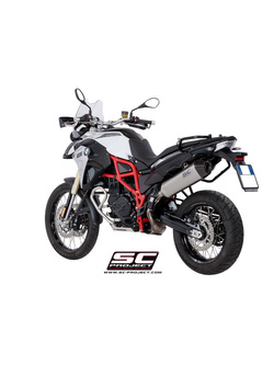 Tłumik SC-Project X-Plorer, Titanium + Carbon (SLIP ON) - BMW F 800 GS - ADVENTURE [16-18]