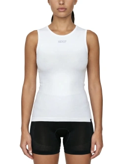 Koszulka termoaktywna bez rękawów SIXS Breezy Touch biała unisex