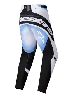 Spodnie cross damskie Alpinestars MX Techstar Melt czarno-niebieskie 