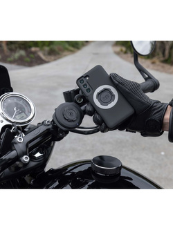 Zestaw na motocykl: etui MAG na telefon Samsung Galaxy S22 (magnetyczne), wodoodporny pokrowiec MAG oraz mocowanie