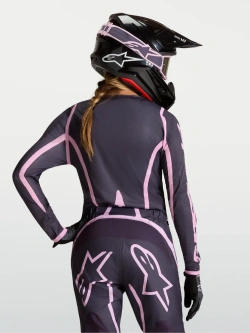 Bluza cross damska Alpinestars MX Stella Fluid Apex V2 szaro-różowa