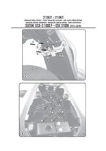 Adapter do montażu stelaża bocznego bez stelaża centralnego GIVI Suzuki GSX-S 1000 F (15-20) / GSX-S 1000 (15-)