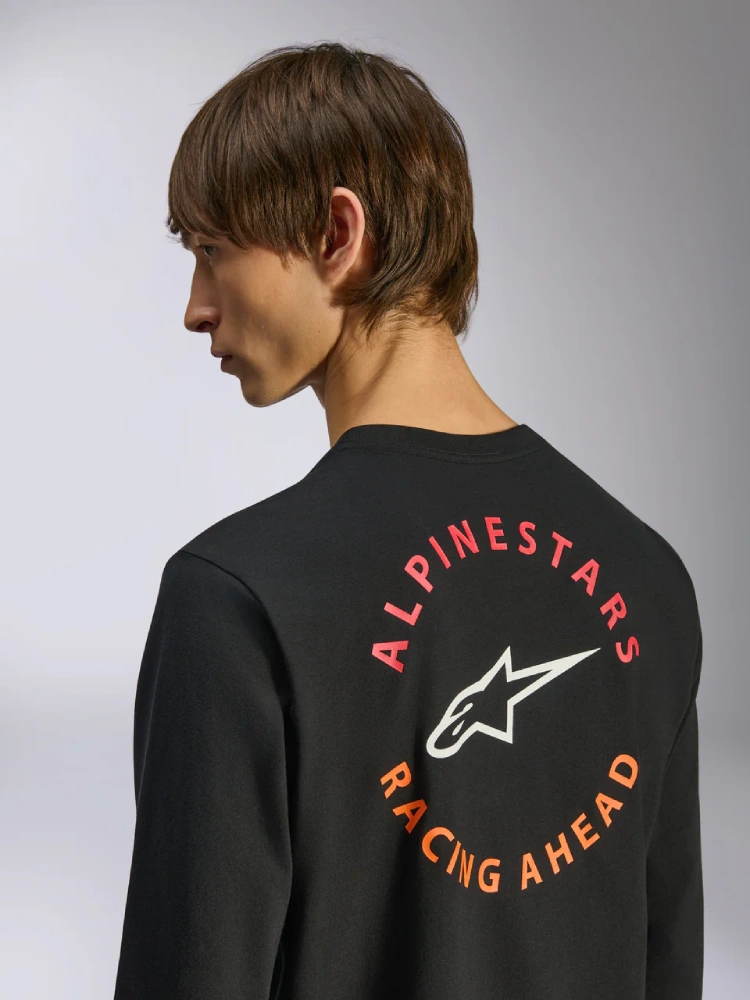 Koszulka z długim rękawem Alpinestars True CSF czarna