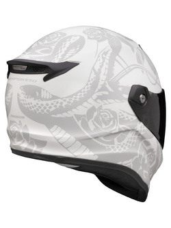 Kask integralny Scorpion Covert-FX Dragon jasnoszaro-srebrny matowy
