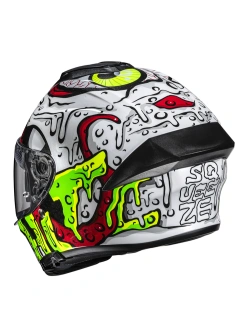 Kask integralny HJC C71 Queeze biało-zielony