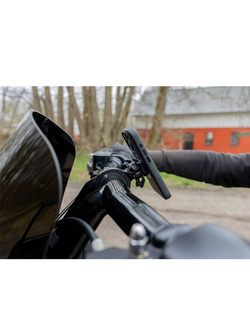 Uchwyt montowany na kierownicy motocykla Quad Lock PRO duży czarny
