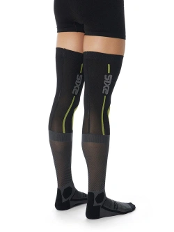 Skarpety SIXS Knee Brace czarno-zielone