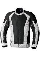 Kurtka motocyklowa tekstylna RST Ventilator XT czarno-srebrne