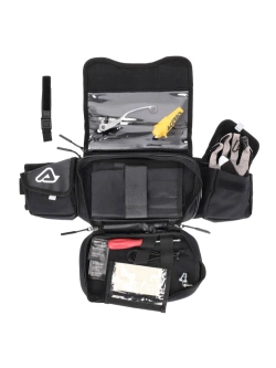 Torba na pas Acerbis Dromy czarno-biała [pojemność: 1,5 litra] 