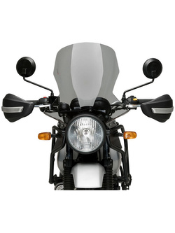 Szyba motocyklowa turystyczna PUIG Royal Enfield Himalayan (21-) lekko przyciemniana