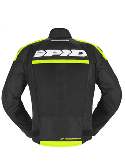 Kurtka motocyklowa tekstylna Spidi Progressive Net H2Out czarno-żółta