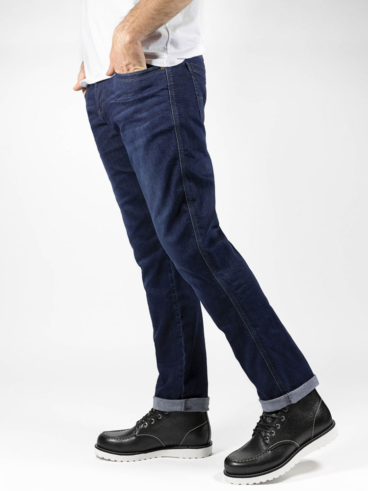 Jeansy motocyklowe John Doe Original granatowe