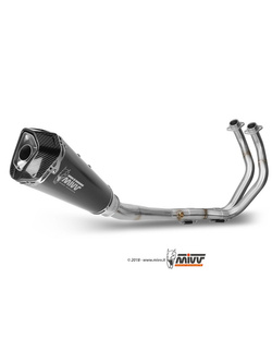 Pełny układ wydechowy (Delta Race) MIVV do Yamaha MT-07 / FZ-07 (14-20) czarny
