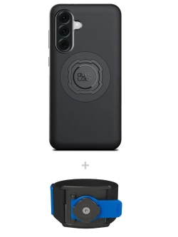 Zestaw do biegania: etui MAG na telefon Samsung Galaxy A56 (magnetyczne) + opaska sportowa Quad Lock