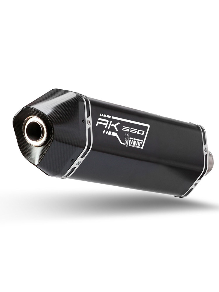 Tłumik motocyklowy Slip-On Line (Speed Edge) MIVV do Kymco AK550 (17-20) czarny