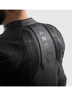 Kurtka motocyklowa skórzana Rebelhorn Vandal 2 czarna