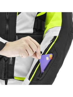 Kurtka motocyklowa damska tekstylna Shima Dune fluo-czarna