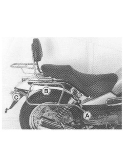 Stelaż Hepco&Becker pod skórzane sakwy boczne Moto Guzzi Nevada Classic V 750 ie [10-11] / Aquilia Nera [04-] 