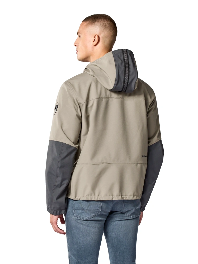 Softshell motocyklowy REV’IT! Boson brązowo-szary