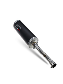 Pełny układ wydechowy G.P.R Evo4 Road Aprilia SR 300 Max I.E (11-15) czarny, bez homologacji