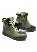 Buty motocyklowe Rebelhorn Vandal II zielono-czarno-pomarańczowe