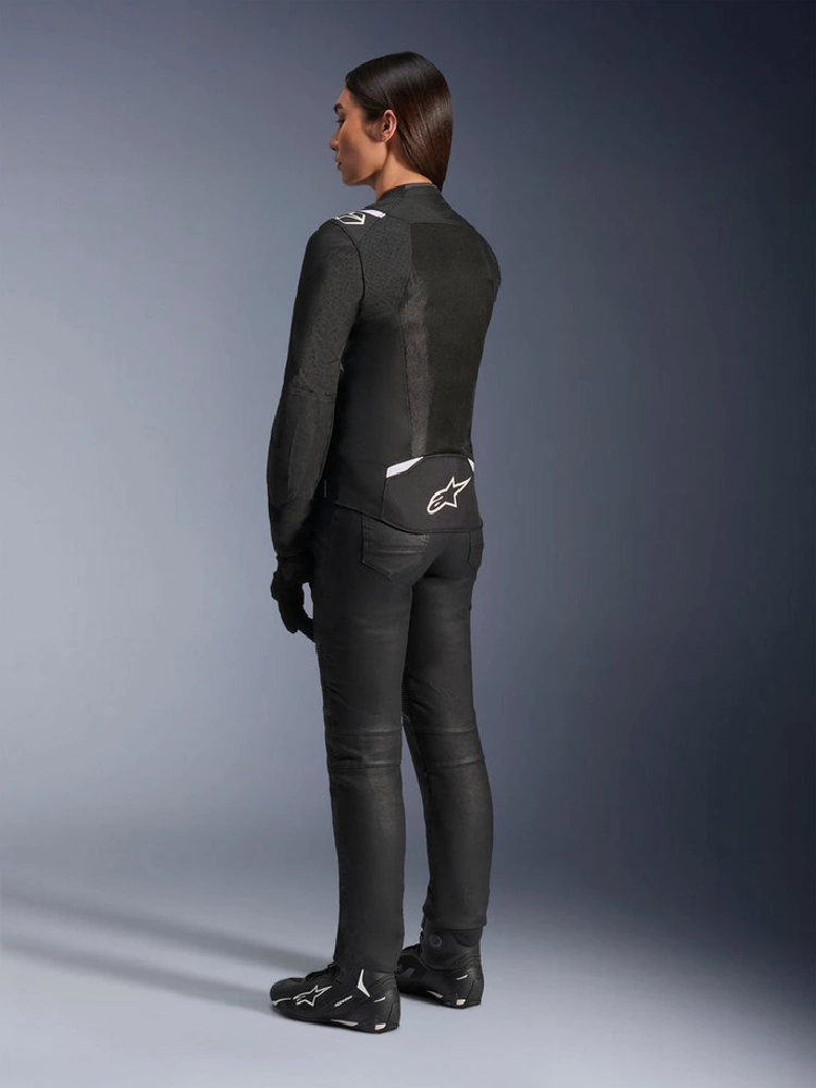 Kurtka motocyklowa damska tekstylna Alpinestars Stella T-SPS Air V2 czarno-biała