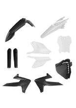 Pełny zestaw plastików Acerbis Triumph TF 250X/ 450-RC (25-) czarno-biały