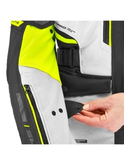 Kurtka motocyklowa damska tekstylna Shima Dune fluo-czarna