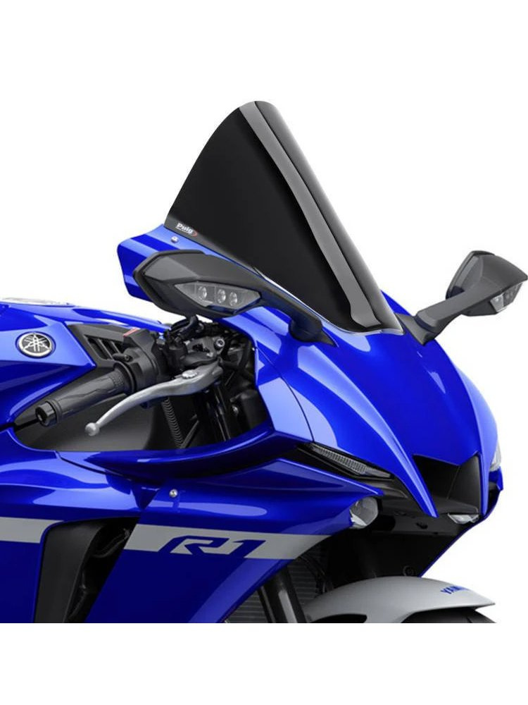 Szyba wyścigowa PUIG Yamaha YZF-R1/YZF-R1M (20-)/YZF-R1 RACE (24-) czarna