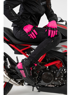 Buty motocyklowe damskie Shima Edge Vented czarno-różowe