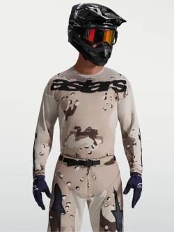 Bluza cross Alpinestars MX Racer Lone brązowo-czarna