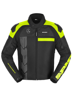 Kurtka motocyklowa tekstylna Spidi Progressive Net WindOut czarno-żółta