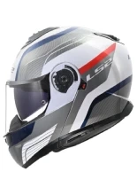 Kask szczękowy LS2 FF908 Strobe II Monza biało-niebiesko-czerwony