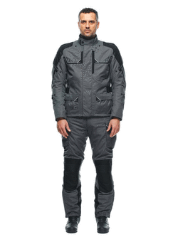 Kurtka motocyklowa tekstylna Dainese Ladakh 3L D-Dry szaro-czarna