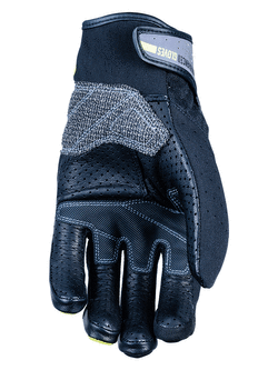 Rękawice motocyklowe tekstylne Five TFX3 Airflow szaro-żółte