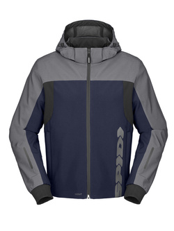 Bluza motocyklowa Spidi Hoodie H2Out II szaro-niebieska