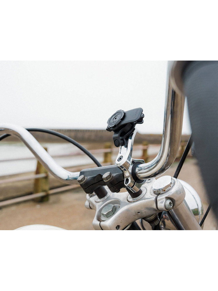 Uchwyt montowany na kierownicy motocykla Quad Lock PRO chromowany