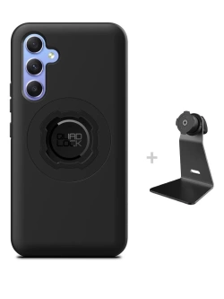 Zestaw na biurko: etui MAG na telefon Samsung Galaxy A55 (magnetyczne) + uchwyt Quad Lock