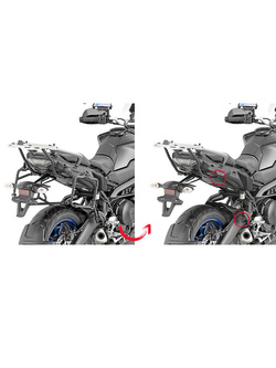 Stelaż GIVI z możliwością szybkiego demontażu pod kufry boczne Monokey Yamaha Tracer 900/ Tracer 900 GT (18-20)