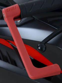 Osłona dźwigni hamulca/ sprzęgła R&G do Aprilia RSV4 1100 Factory (19-)/ RSV4-RR/ RSV4-RF (15-) czerwona