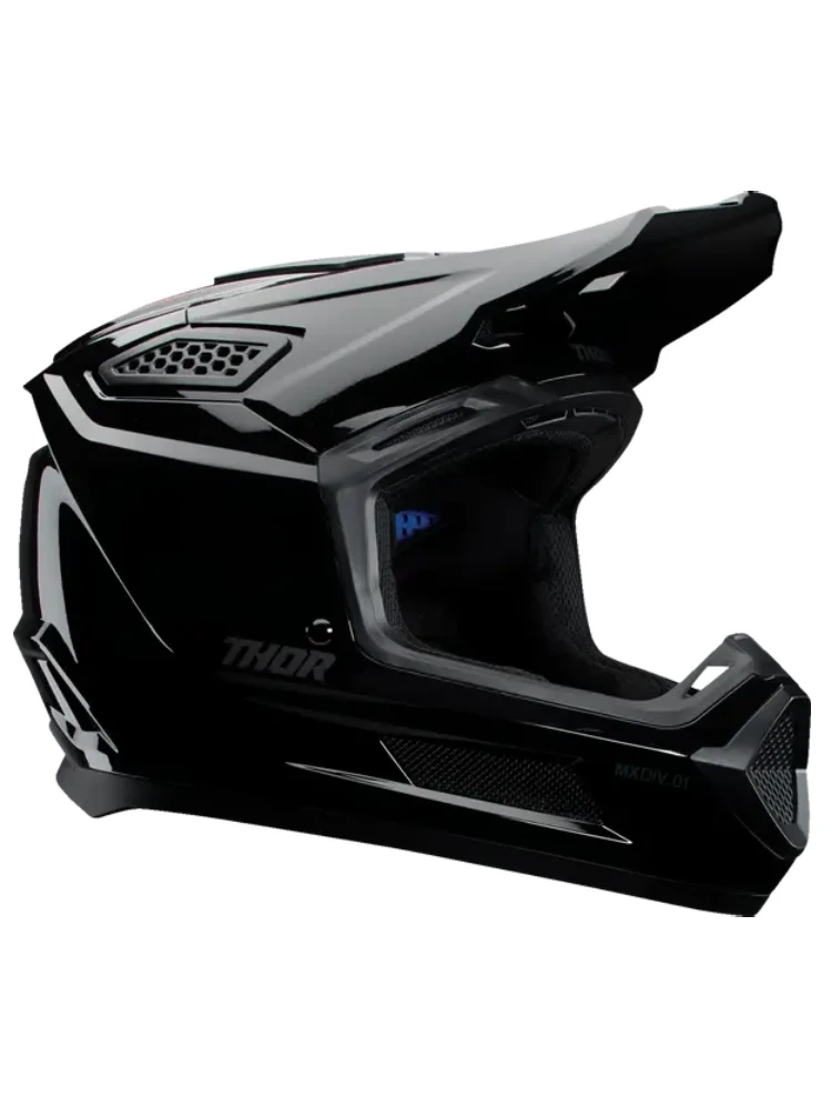 Kask enduro Thor Fleet Blackout czarny